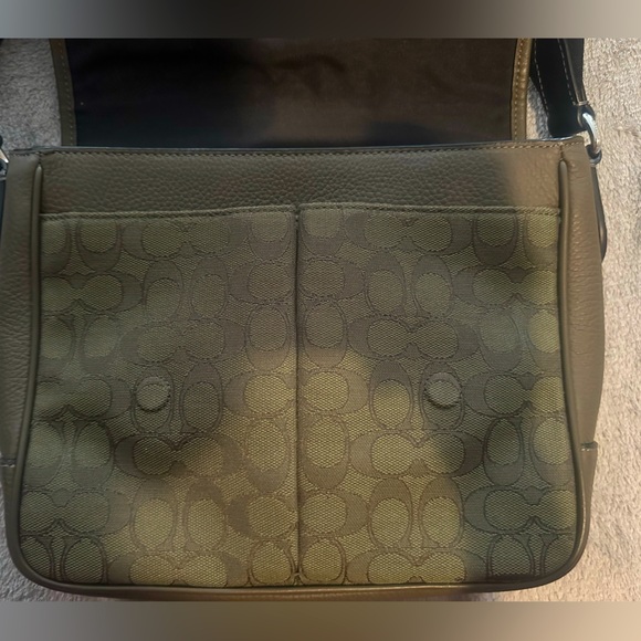 Coach Houston map bag in signature leather (preloved) - Picture 3 of 8